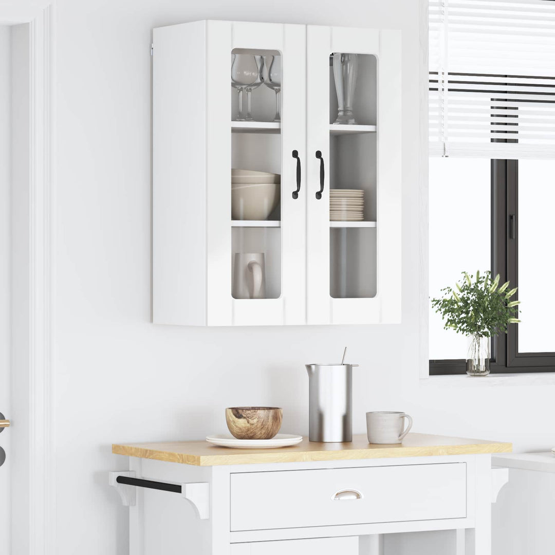 Væglågskab LUCCA Hvid højglans 60 x 31 x 80 cm Konstrueret træ