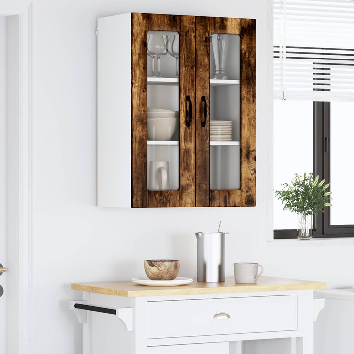 Væglågskab LUCCA Røget eg 60 x 31 x 80 cm Konstrueret træ