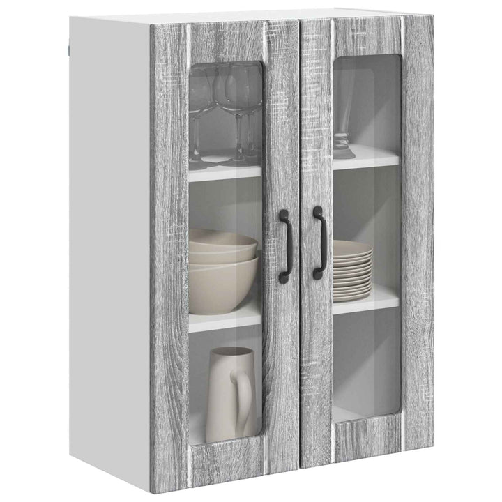 Væglågskab LUCCA Grå sonoma-eg 60 x 31 x 80 cm Konstrueret træ