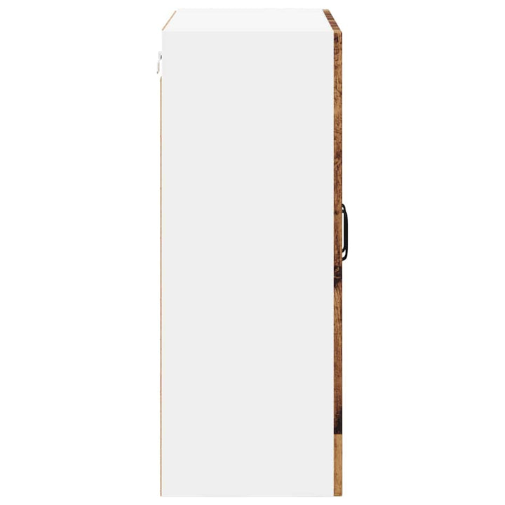 Væglågskab LUCCA Gammelt træ 60 x 31 x 80 cm Konstrueret træ