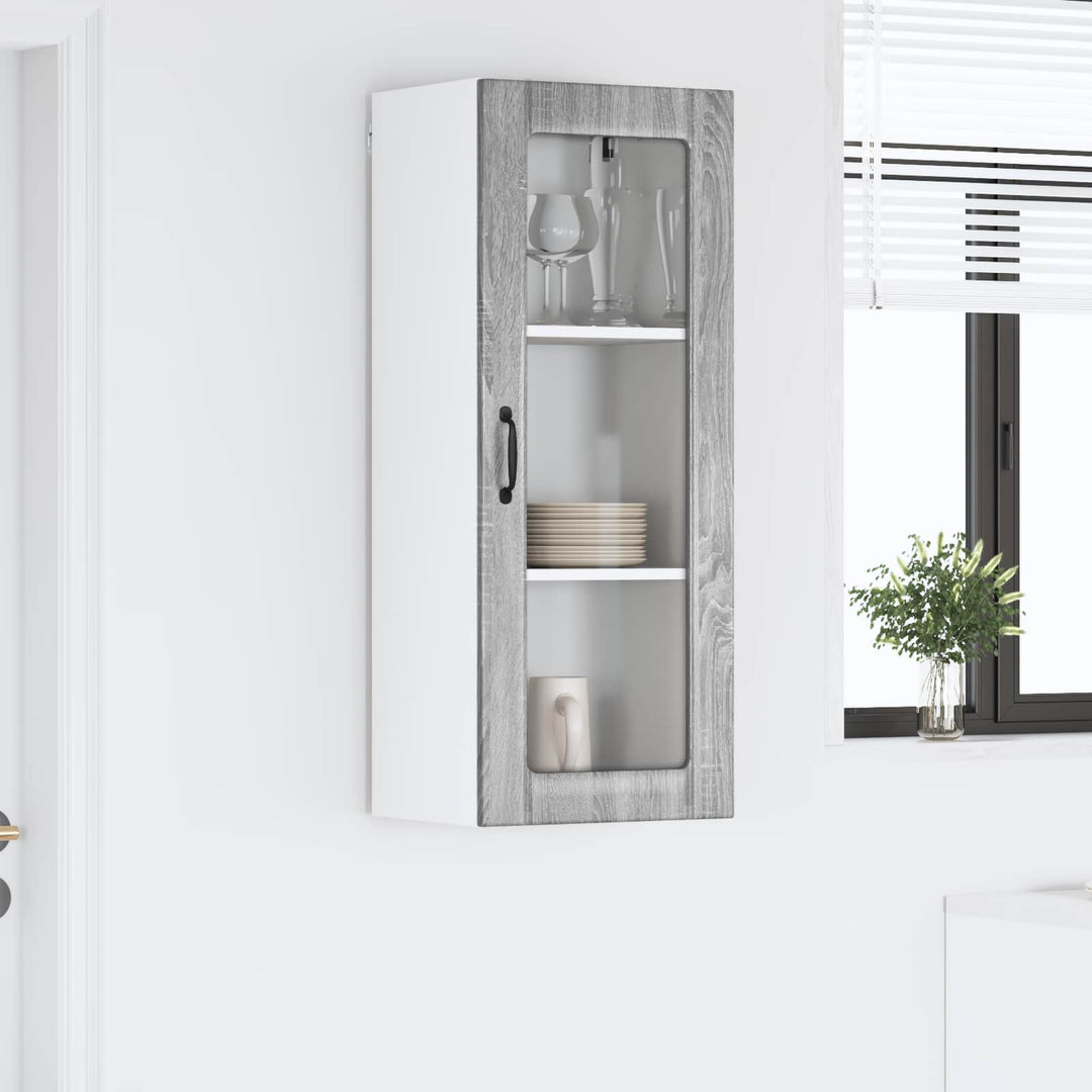 Væglågskab LUCCA Grå sonoma-eg 40 x 31 x 100 cm Konstrueret træ