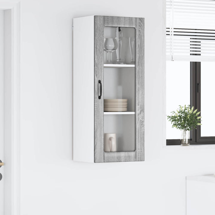 Væglågskab LUCCA Grå sonoma-eg 40 x 31 x 100 cm Konstrueret træ