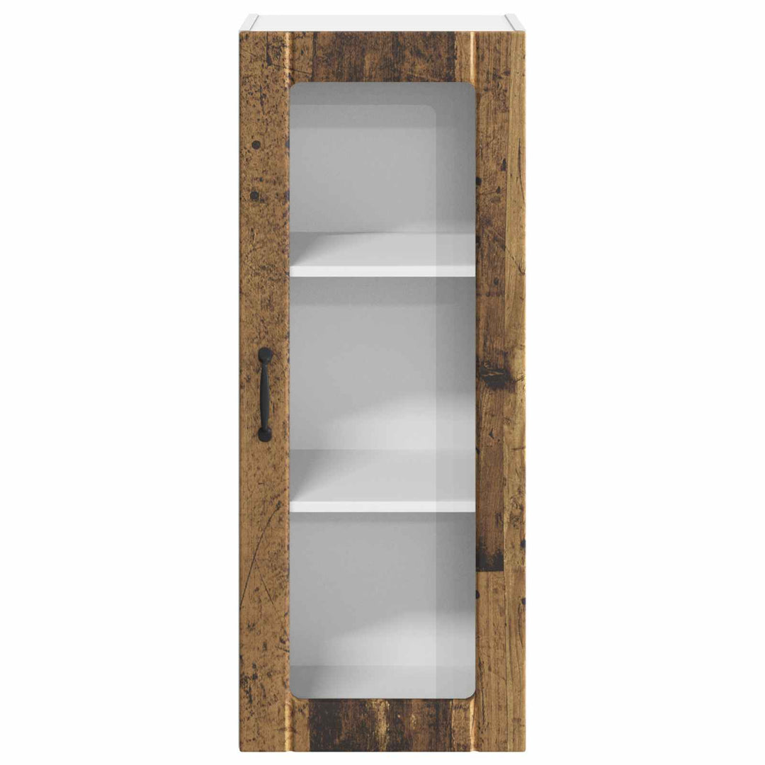 Væglågskab LUCCA Gammelt træ 40 x 31 x 100 cm Konstrueret træ