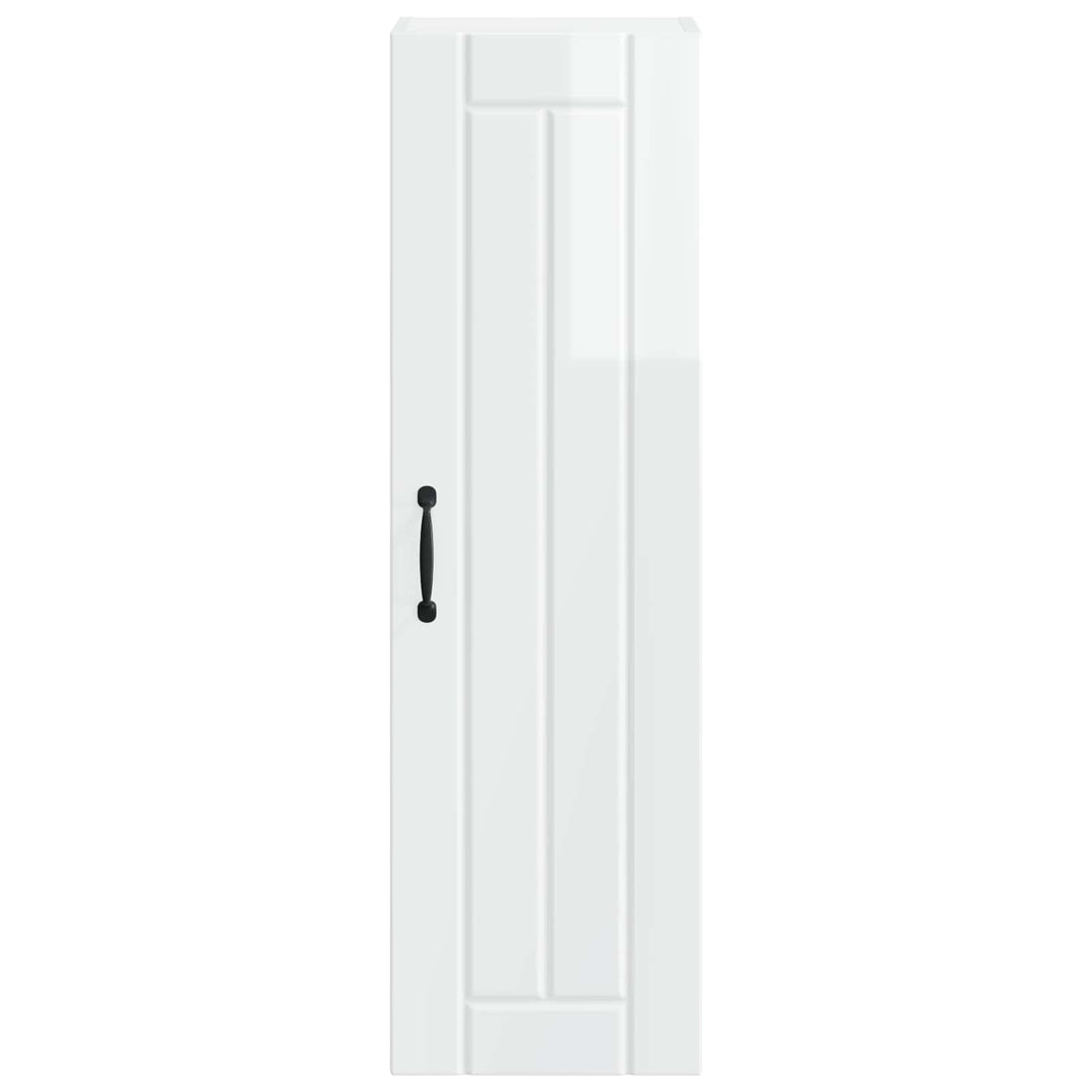Vægskab LUCCA Hvid højglans 30 x 31 x 100 cm Konstrueret træ