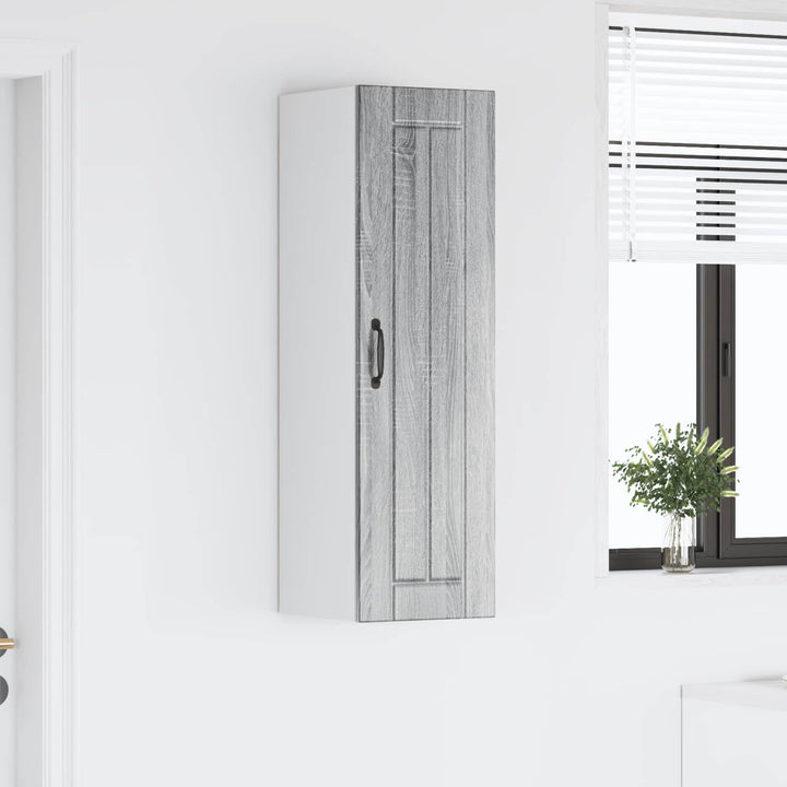 Vægskab LUCCA Grå sonoma-eg 30 x 31 x 100 cm Konstrueret træ