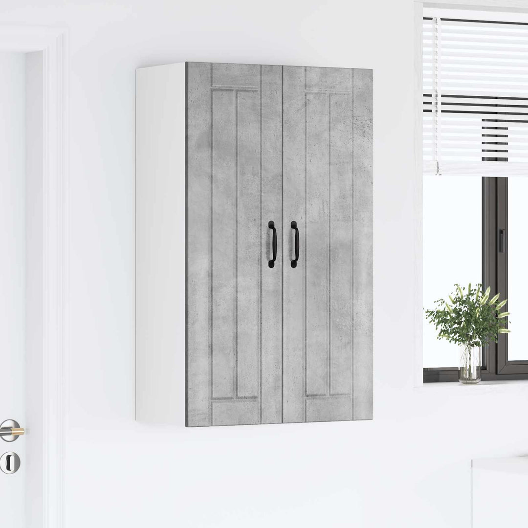 Vægskab LUCCA Betongrå 60 x 31 x 100 cm Konstrueret træ