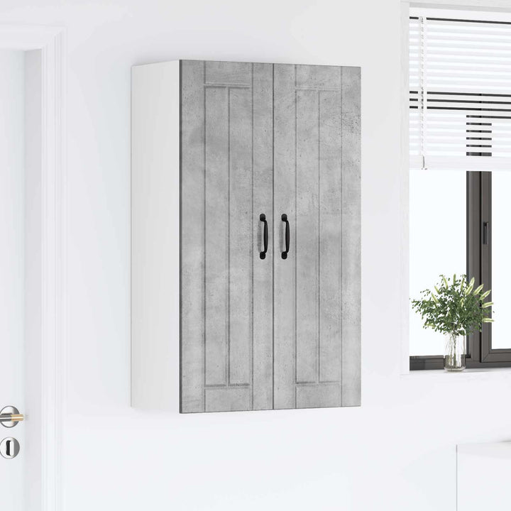 Vægskab LUCCA Betongrå 60 x 31 x 100 cm Konstrueret træ