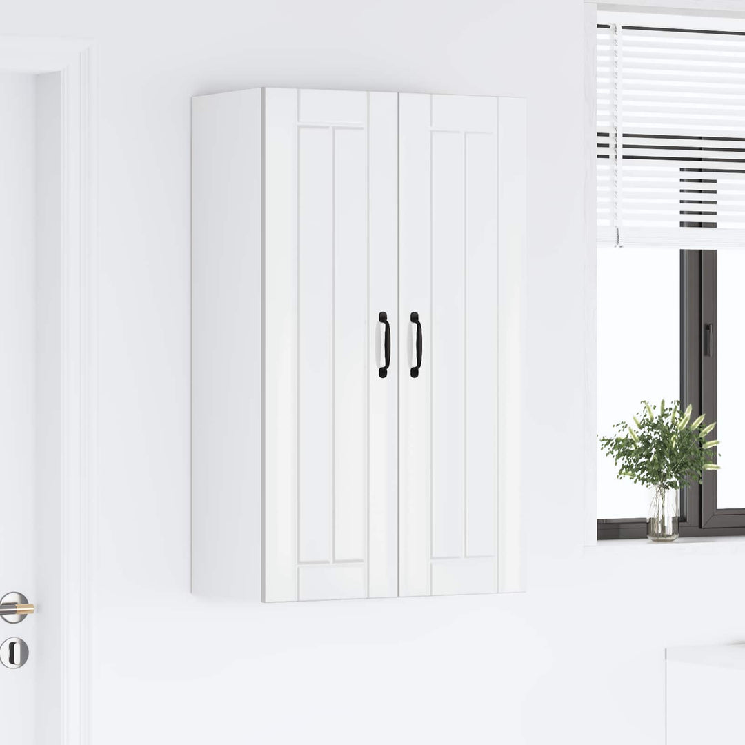 Vægskab LUCCA Hvid højglans 60 x 31 x 100 cm Konstrueret træ