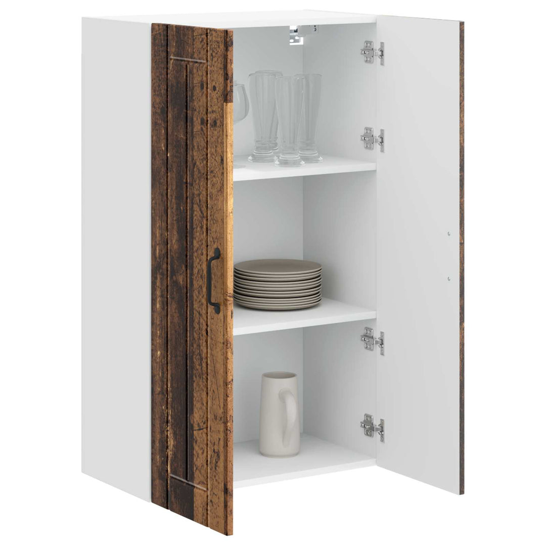 Vægskab LUCCA Gammelt træ 60 x 31 x 100 cm Konstrueret træ
