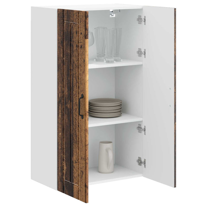 Vægskab LUCCA Gammelt træ 60 x 31 x 100 cm Konstrueret træ