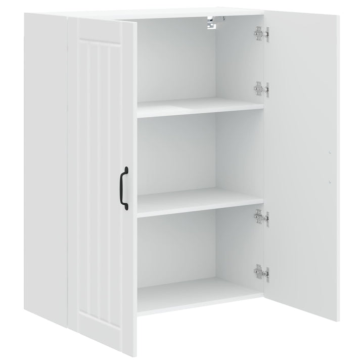 Vægskab LUCCA Hvid 80 x 31 x 100 cm Konstrueret træ
