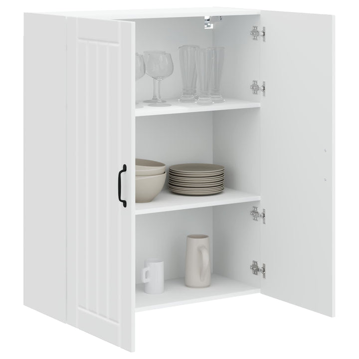 Vægskab LUCCA Hvid 80 x 31 x 100 cm Konstrueret træ