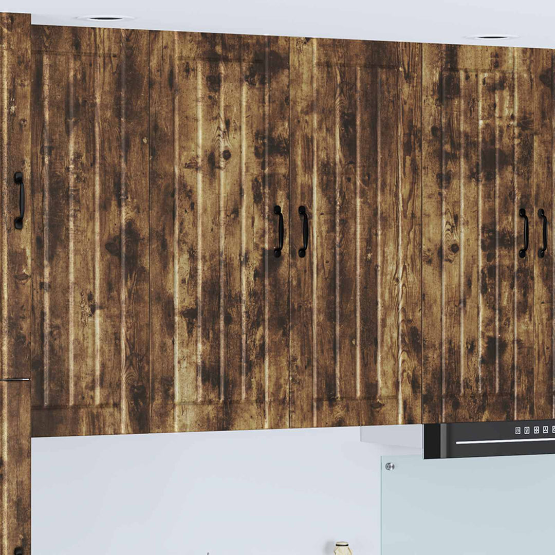 Vægskab LUCCA Røget eg 80 x 31 x 100 cm Konstrueret træ