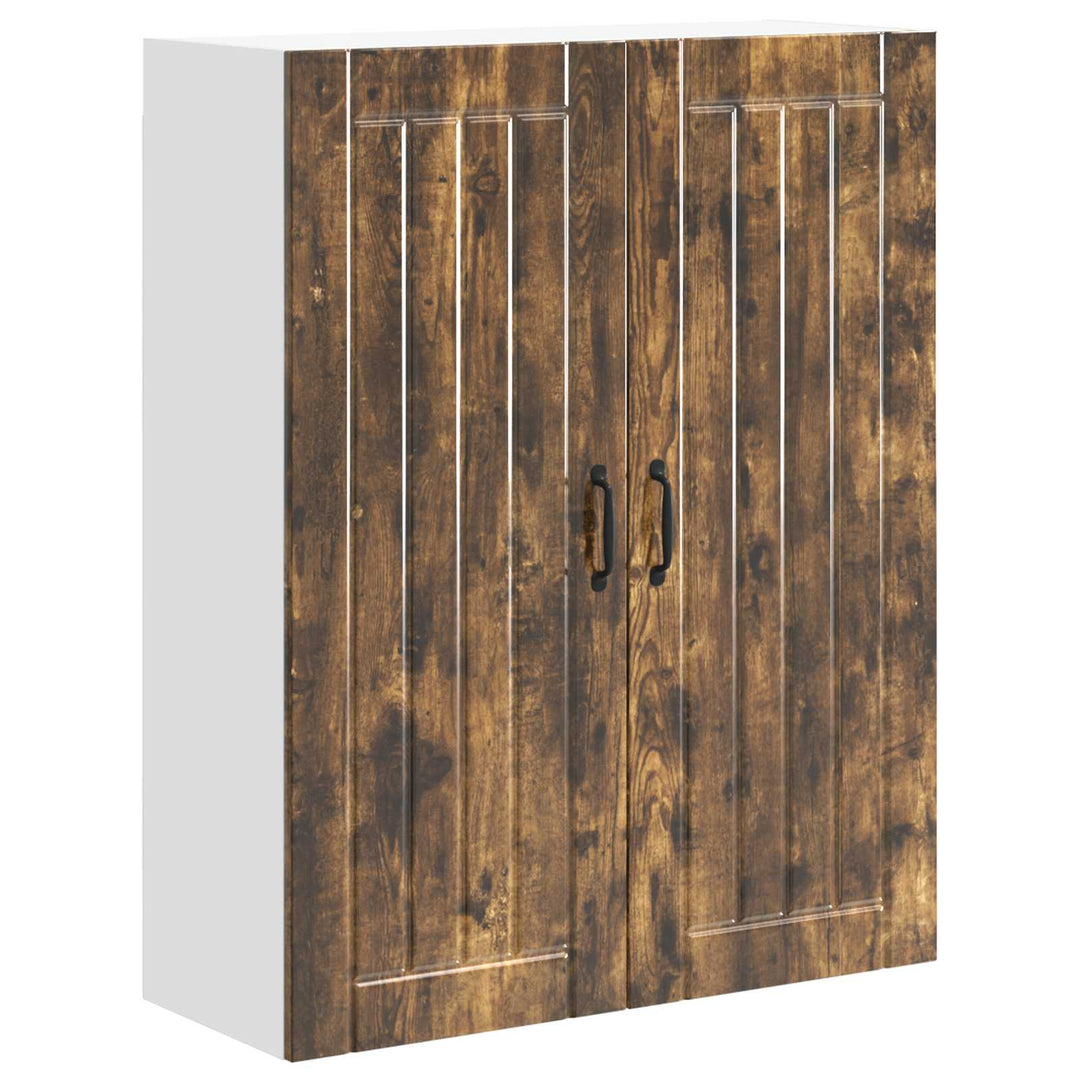 Vægskab LUCCA Røget eg 80 x 31 x 100 cm Konstrueret træ