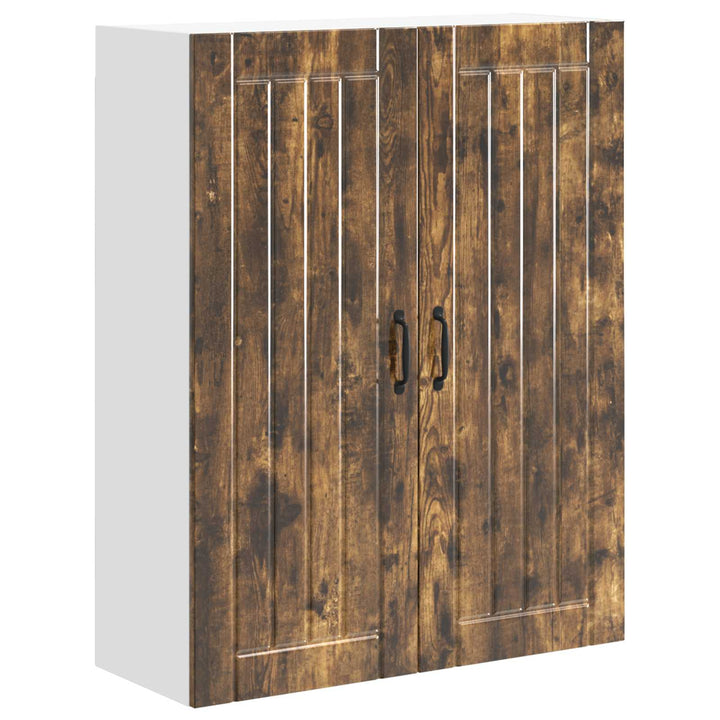 Vægskab LUCCA Røget eg 80 x 31 x 100 cm Konstrueret træ