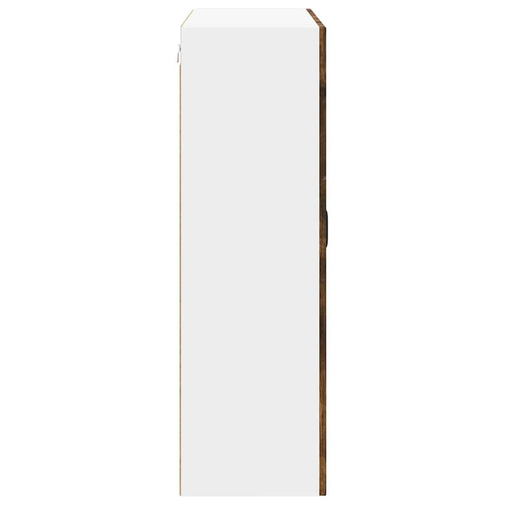 Vægskab LUCCA Røget eg 80 x 31 x 100 cm Konstrueret træ