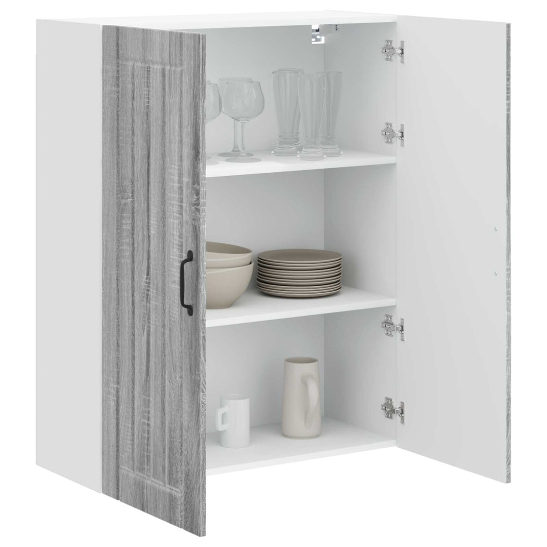 Vægskab LUCCA Grå sonoma-eg 80 x 31 x 100 cm Konstrueret træ