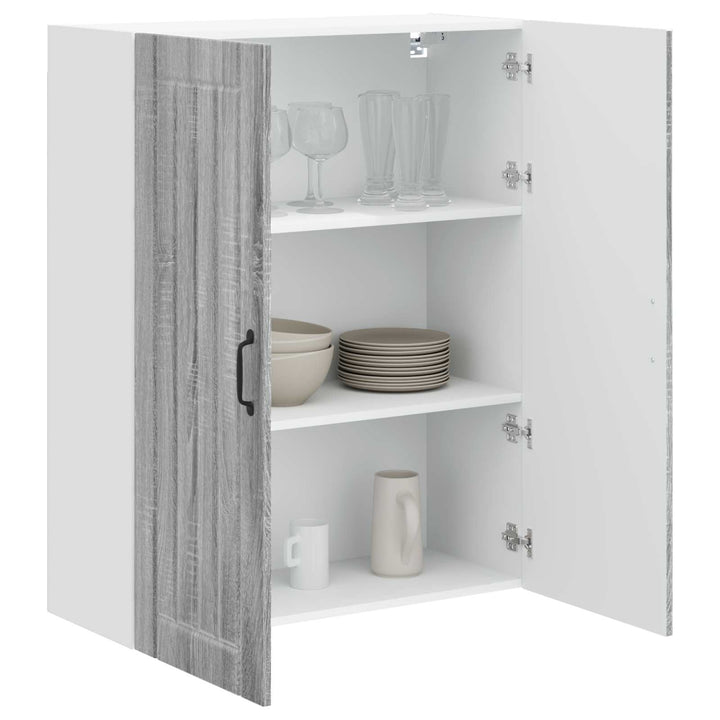 Vægskab LUCCA Grå sonoma-eg 80 x 31 x 100 cm Konstrueret træ