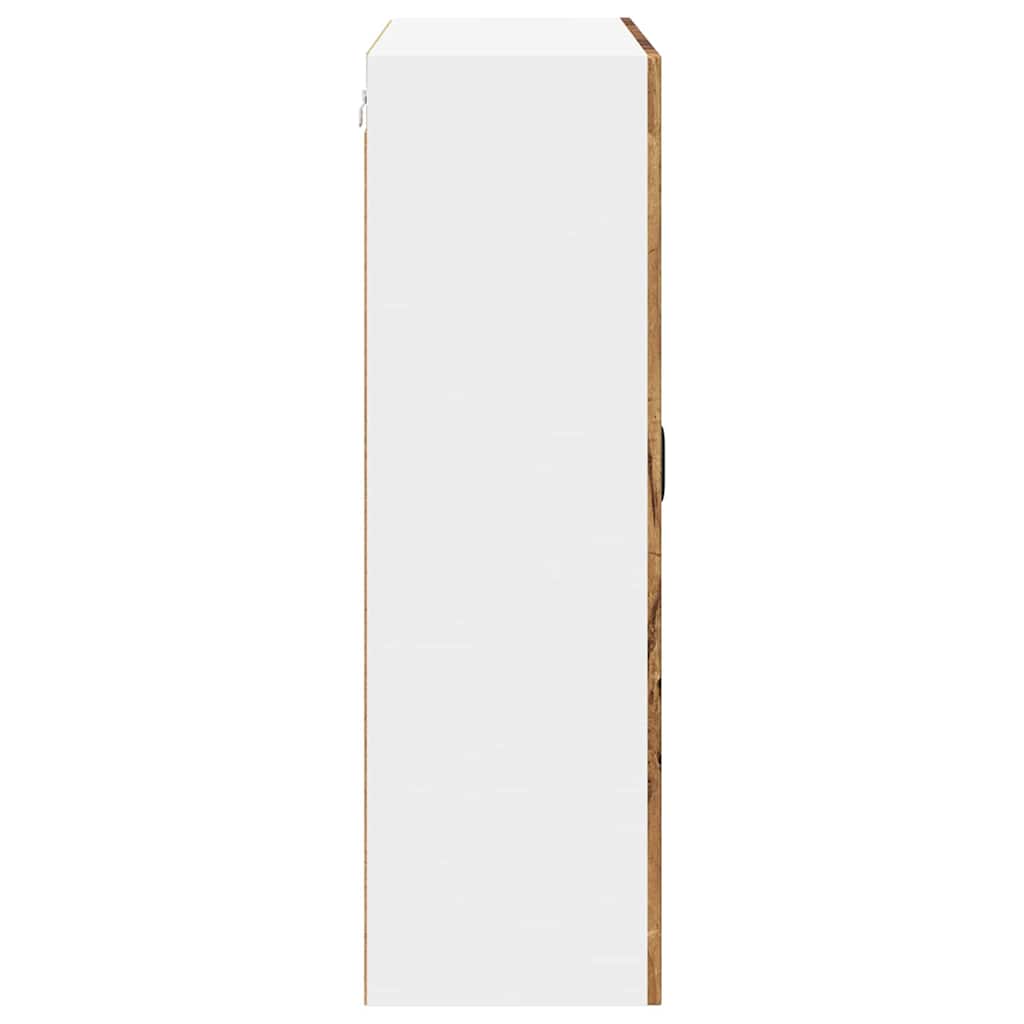 Vægskab LUCCA Gammelt træ 80 x 31 x 100 cm Konstrueret træ