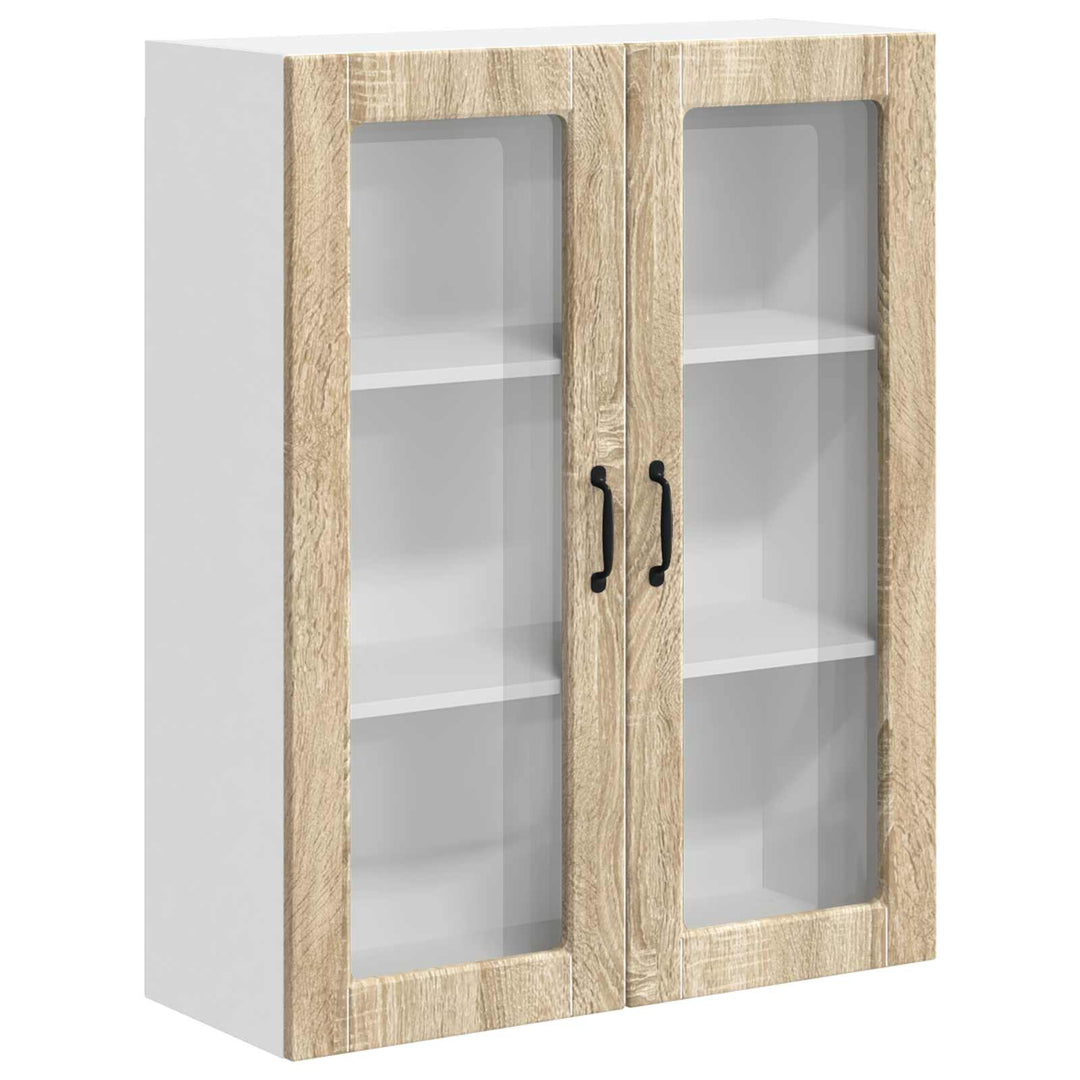 Væglågskab LUCCA Sonoma-eg 80 x 31 x 100 cm Konstrueret træ