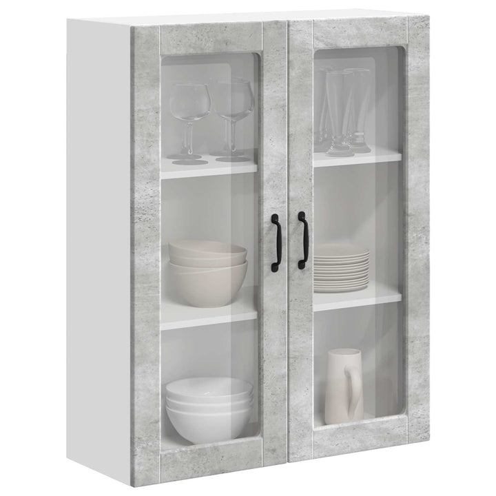 Væglågskab LUCCA Betongrå 80 x 31 x 100 cm Konstrueret træ