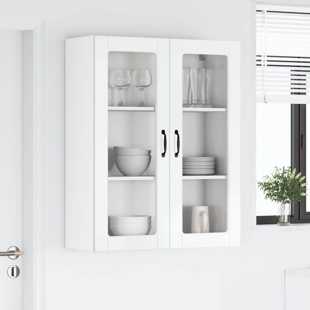 Væglågskab LUCCA Hvid højglans 80 x 31 x 100 cm Konstrueret træ