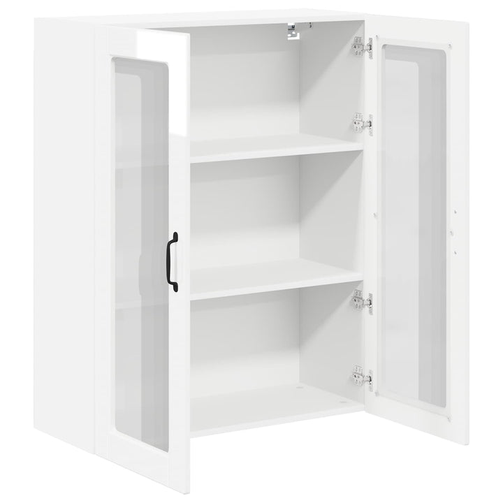 Væglågskab LUCCA Hvid højglans 80 x 31 x 100 cm Konstrueret træ
