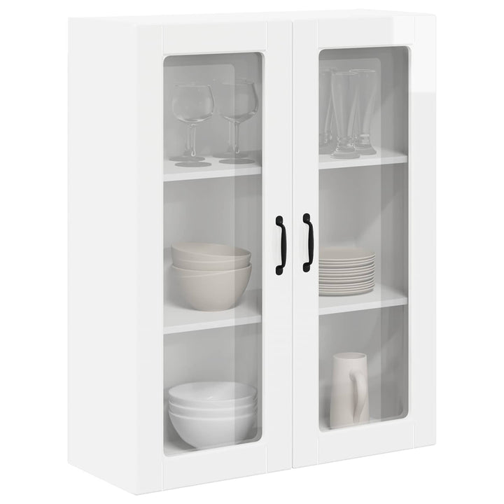 Væglågskab LUCCA Hvid højglans 80 x 31 x 100 cm Konstrueret træ