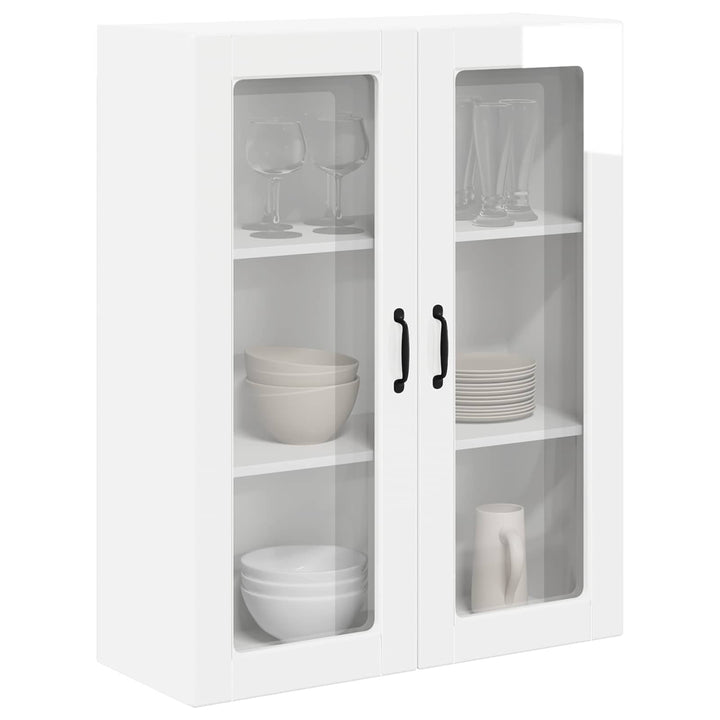 Væglågskab LUCCA Hvid højglans 80 x 31 x 100 cm Konstrueret træ