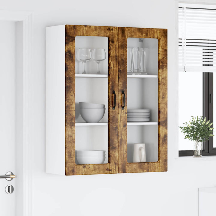 Væglågskab LUCCA Røget eg 80 x 31 x 100 cm Konstrueret træ