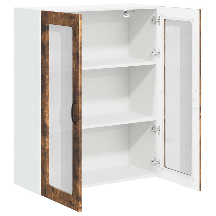 Væglågskab LUCCA Røget eg 80 x 31 x 100 cm Konstrueret træ
