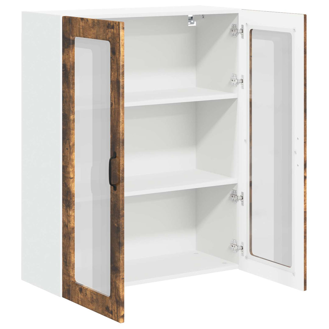 Væglågskab LUCCA Røget eg 80 x 31 x 100 cm Konstrueret træ