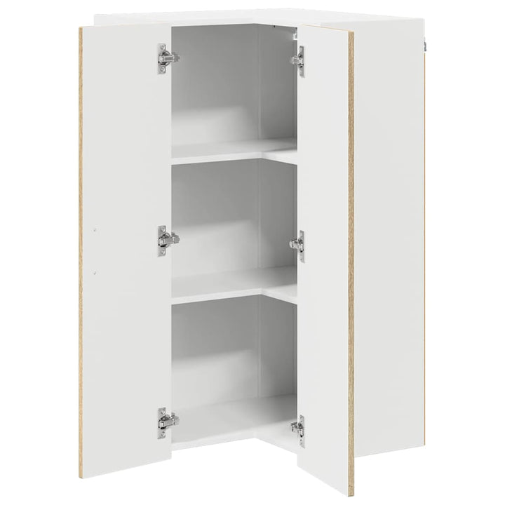 Væg hjørneskab LUCCA Sonoma-eg 57 x 57 x 100 cm Konstrueret træ