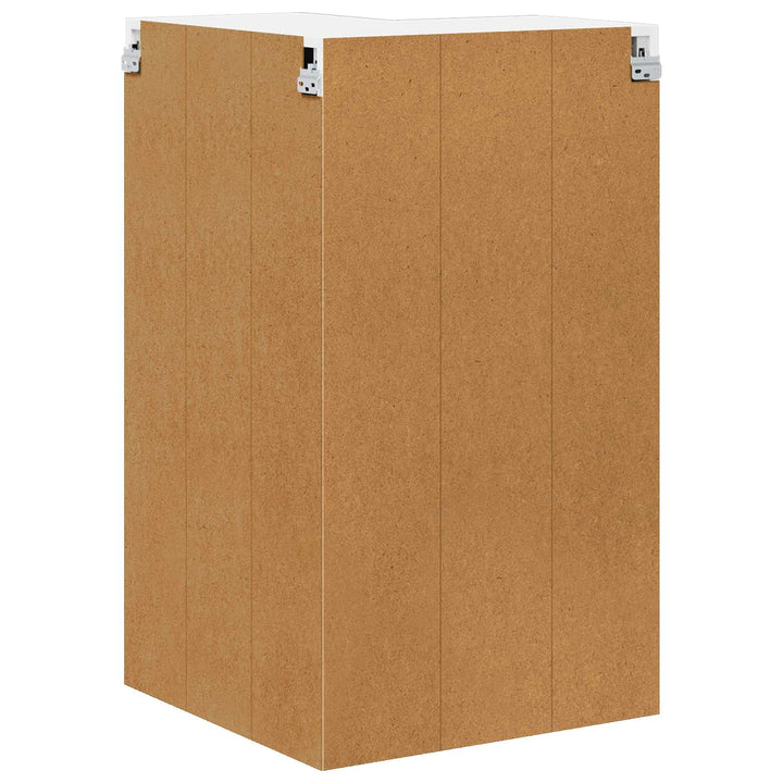 Væg hjørneskab LUCCA Betongrå 57 x 57 x 100 cm Konstrueret træ