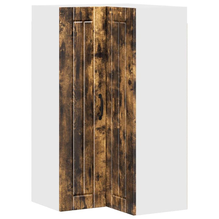 Væg hjørneskab LUCCA Røget eg 57 x 57 x 100 cm Konstrueret træ