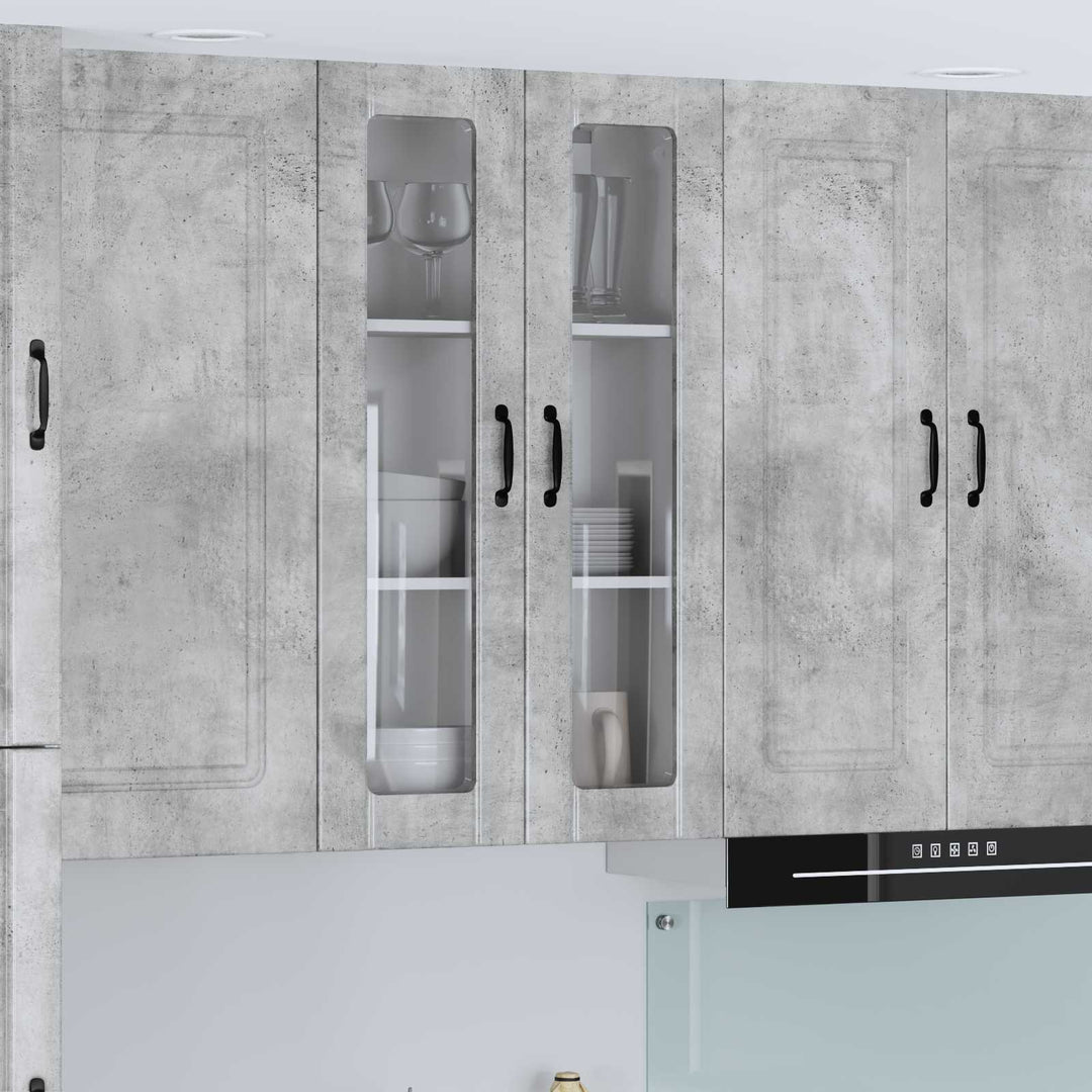 Væglågskab LUCCA Betongrå 60 x 31 x 100 cm Konstrueret træ
