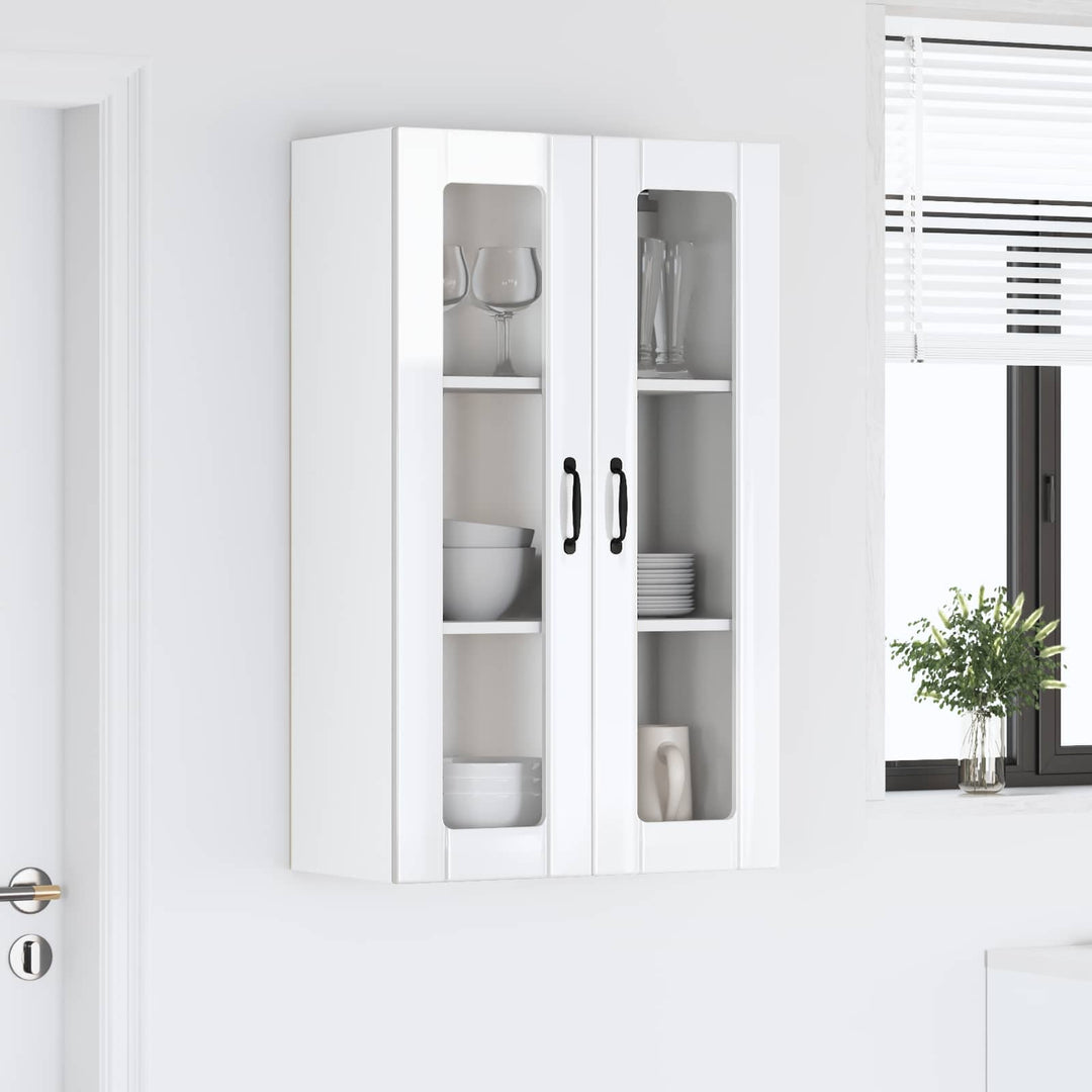 Væglågskab LUCCA Hvid højglans 60 x 31 x 100 cm Konstrueret træ