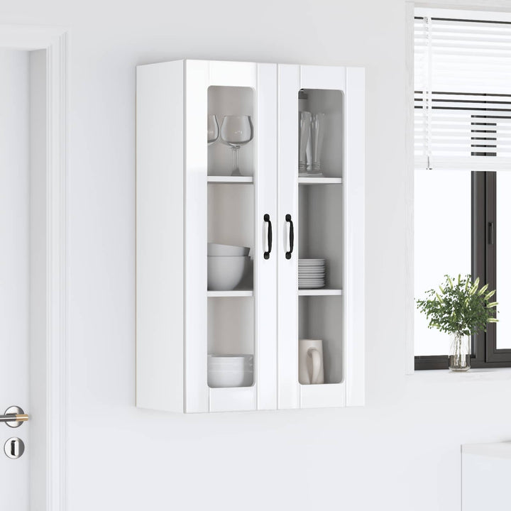Væglågskab LUCCA Hvid højglans 60 x 31 x 100 cm Konstrueret træ