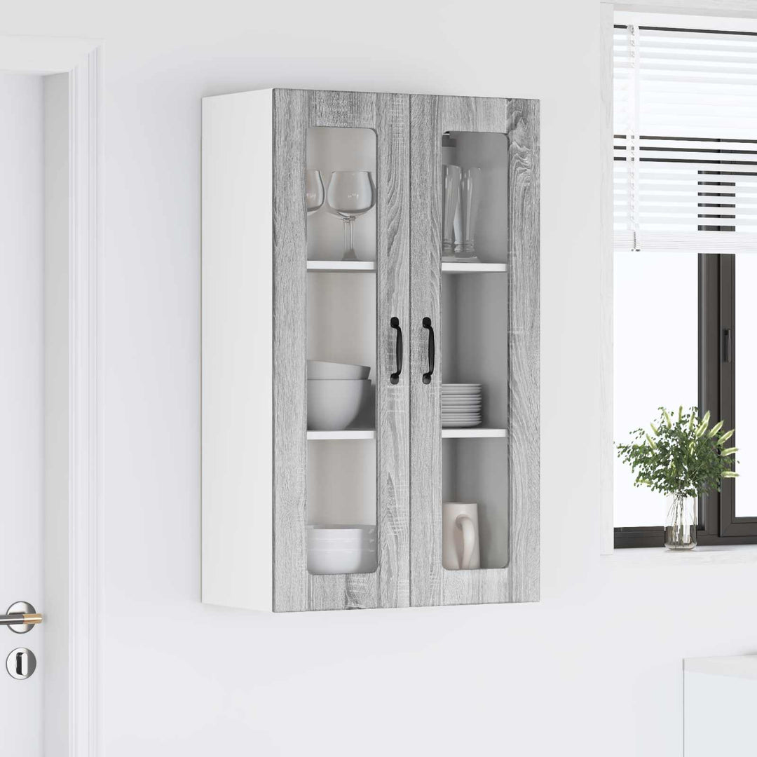 Væglågskab LUCCA Grå sonoma-eg 60 x 31 x 100 cm Konstrueret træ