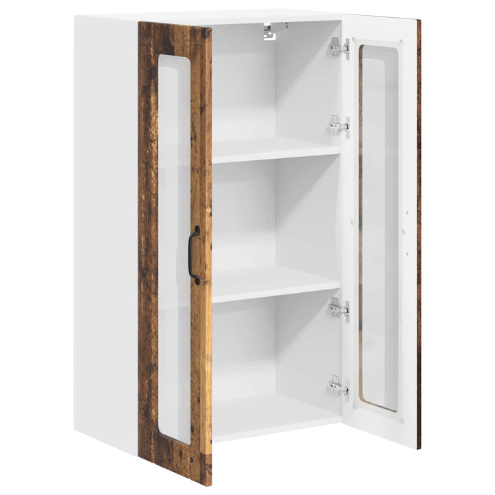 Væglågskab LUCCA Gammelt træ 60 x 31 x 100 cm Konstrueret træ