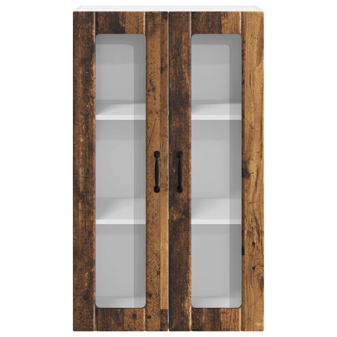 Væglågskab LUCCA Gammelt træ 60 x 31 x 100 cm Konstrueret træ