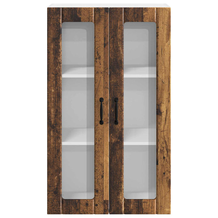 Væglågskab LUCCA Gammelt træ 60 x 31 x 100 cm Konstrueret træ
