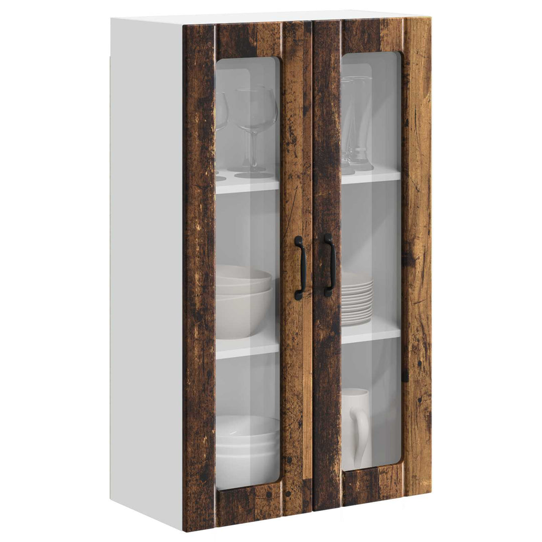 Væglågskab LUCCA Gammelt træ 60 x 31 x 100 cm Konstrueret træ