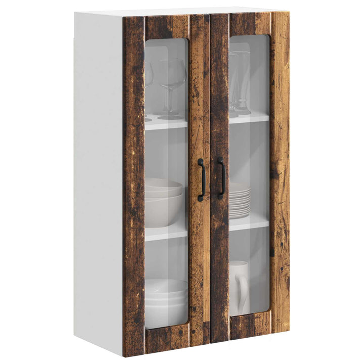 Væglågskab LUCCA Gammelt træ 60 x 31 x 100 cm Konstrueret træ