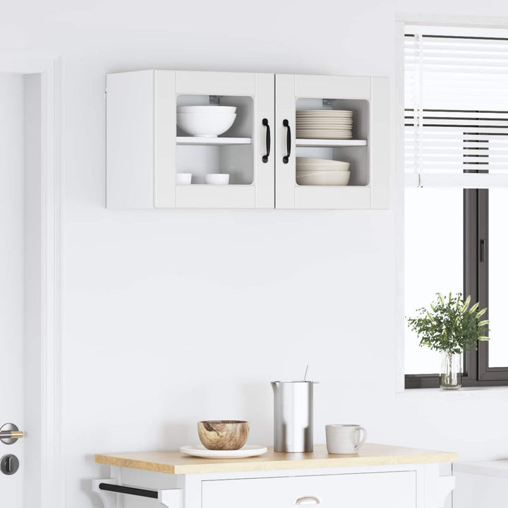 Væglågskab PORTO 2 pcs Hvid 40 x 31 x 40 cm Konstrueret træ