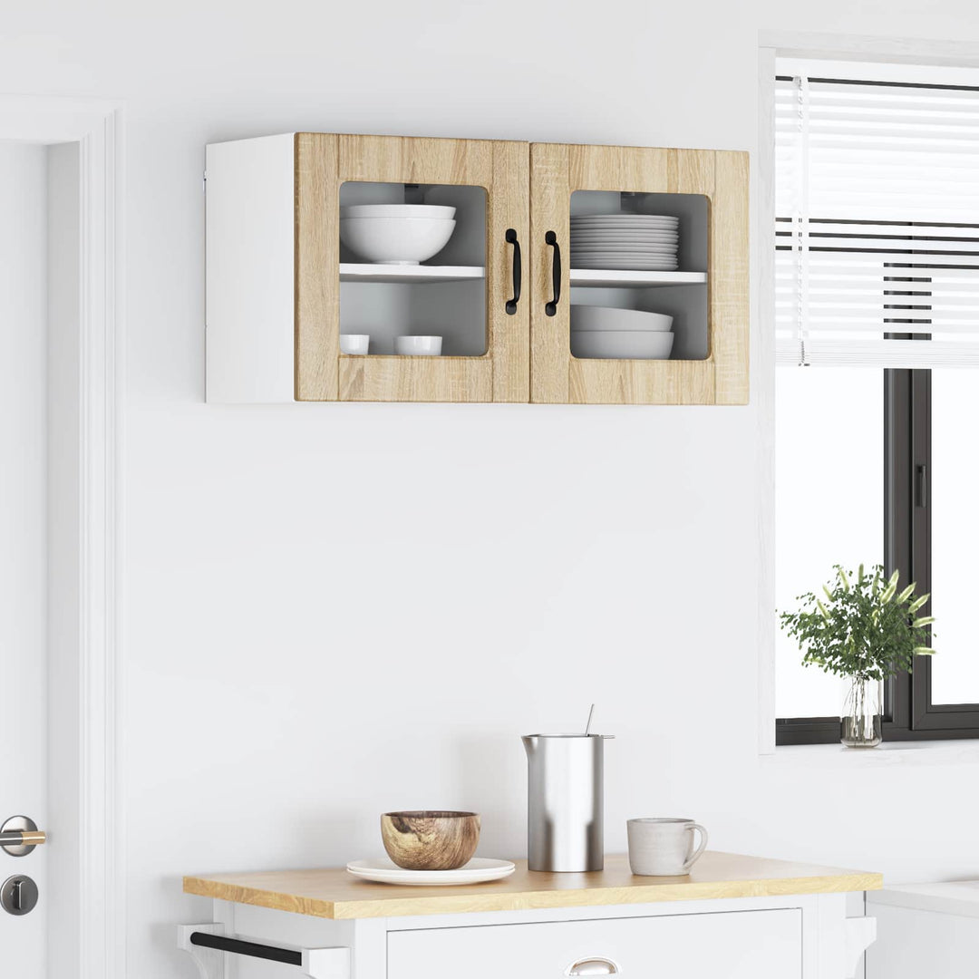 Væglågskab PORTO 2 pcs Sonoma eg 40 x 31 x 40 cm