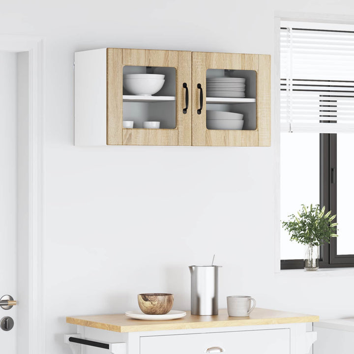 Væglågskab PORTO 2 pcs Sonoma eg 40 x 31 x 40 cm