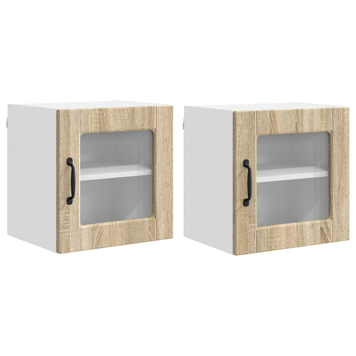 Væglågskab PORTO 2 pcs Sonoma eg 40 x 31 x 40 cm
