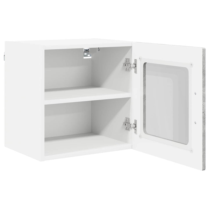 Væglågskab PORTO 2 pcs Beton Grå 40 x 31 x 40 cm