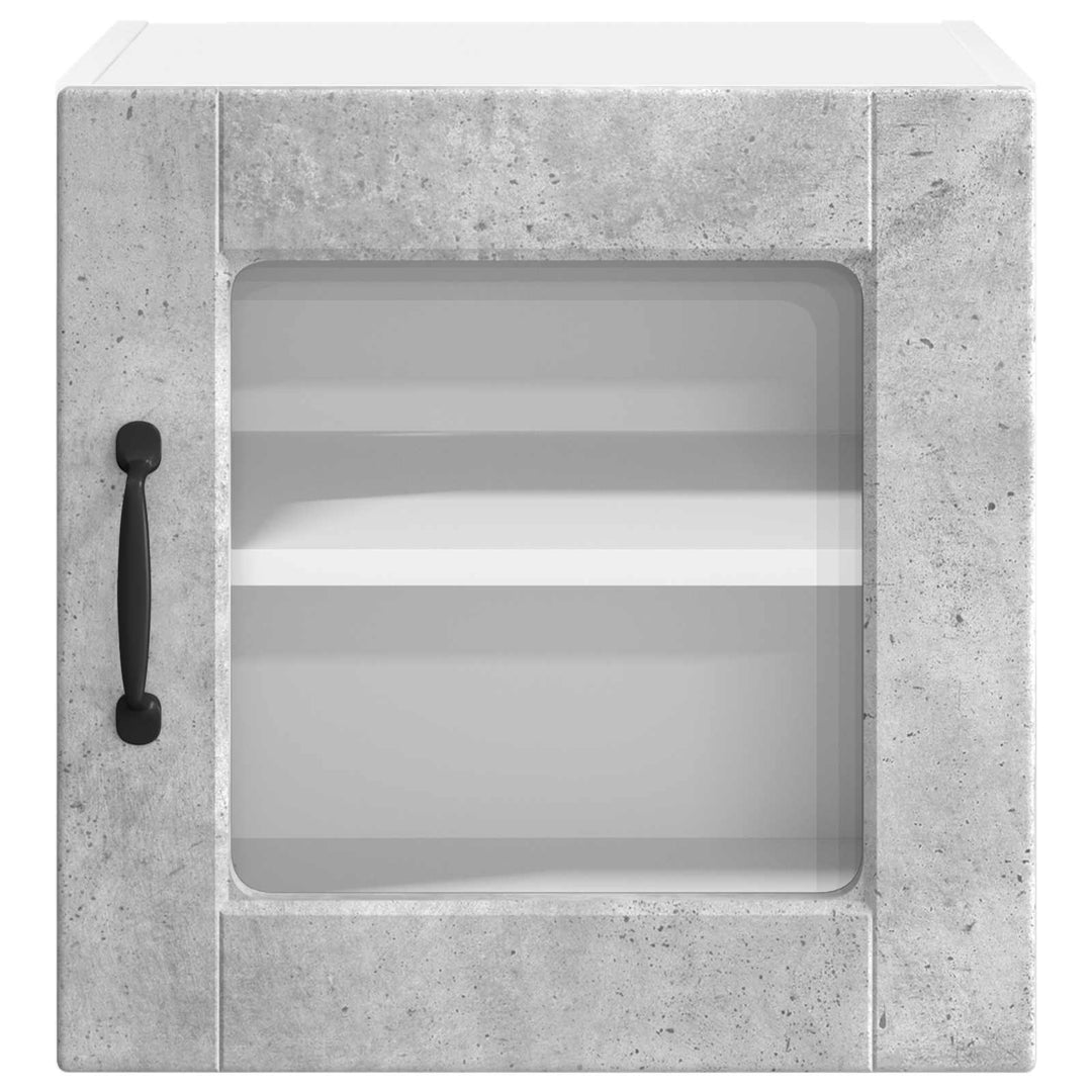 Væglågskab PORTO 2 pcs Beton Grå 40 x 31 x 40 cm